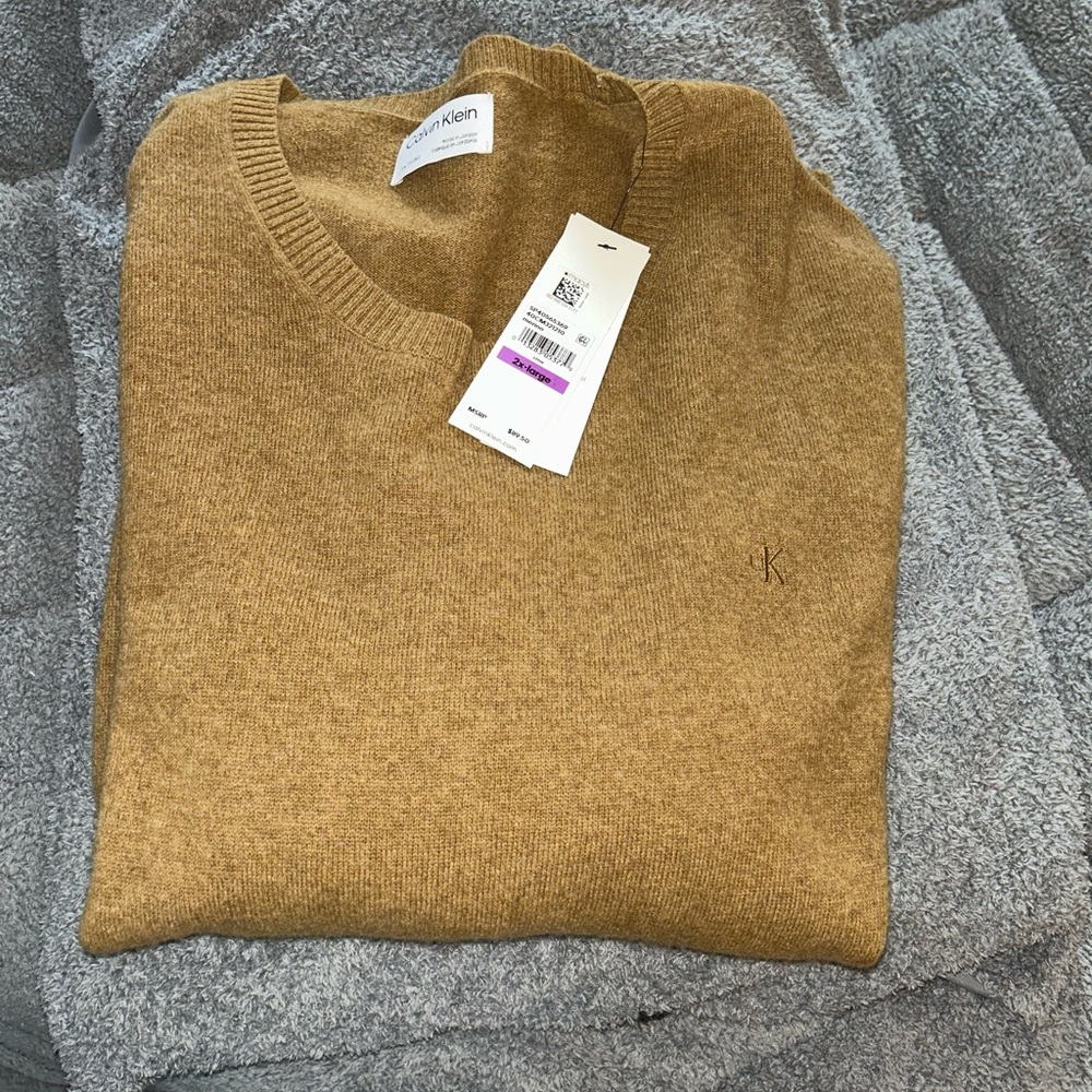 Calvin Klein Merino wool sweater..nwt..size 2xl